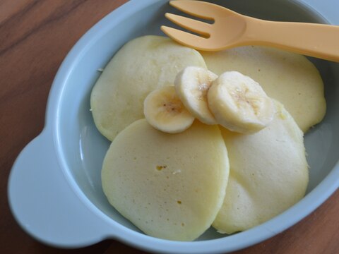 離乳食後期「バナナパンケーキ」